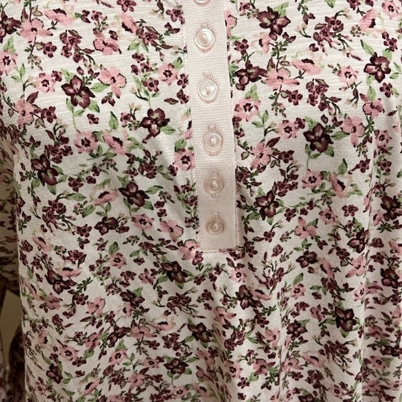 Torrid Super Soft Slub Scoop Neck Long Sleeve Henley - Picture 3 of 8